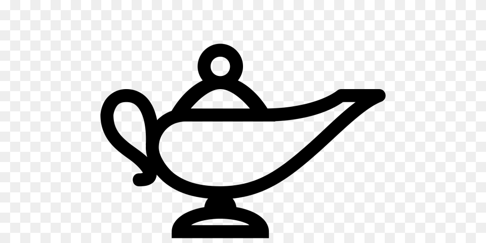 Genie Lamp Clipart Florence Nightingale, Gray Free Png