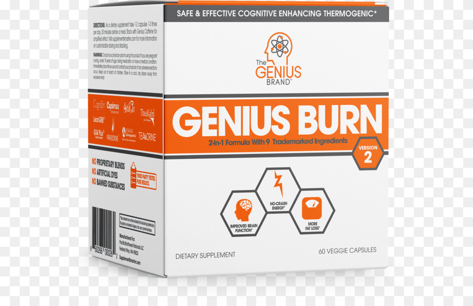 Genius Burn Genius Beauty, Box, Cardboard, Carton Png