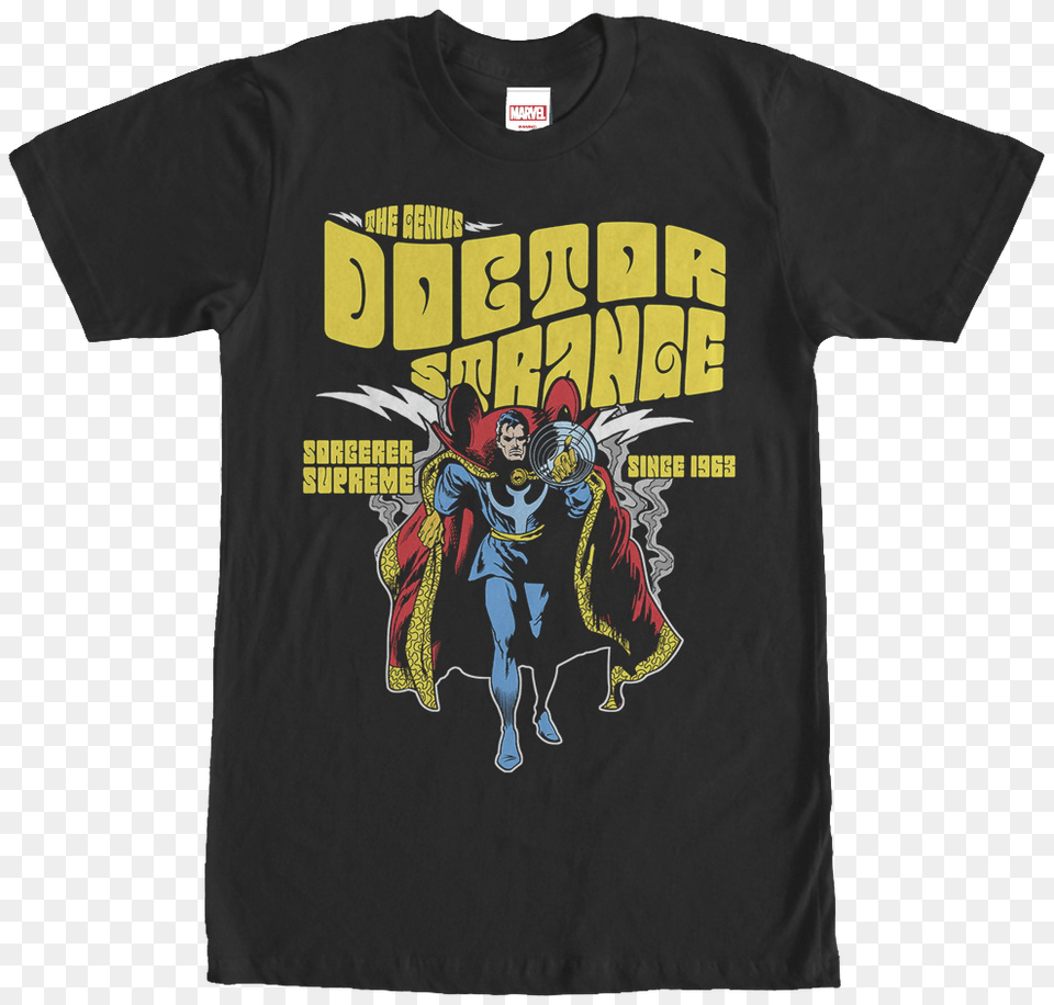 Genius Doctor Strange T Shirt Marvel Doctor Strange T Shirt, Clothing, T-shirt, Person Free Png
