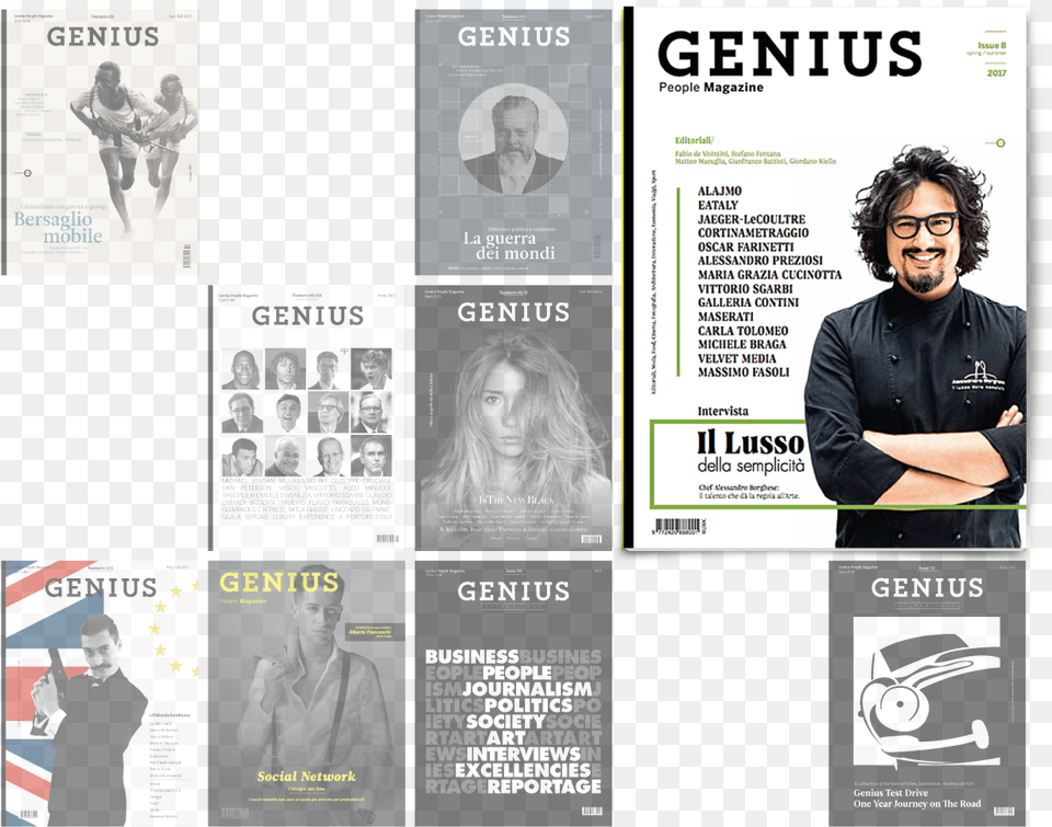 Genius Download Flyer, Woman, Poster, Person, Man Free Transparent Png