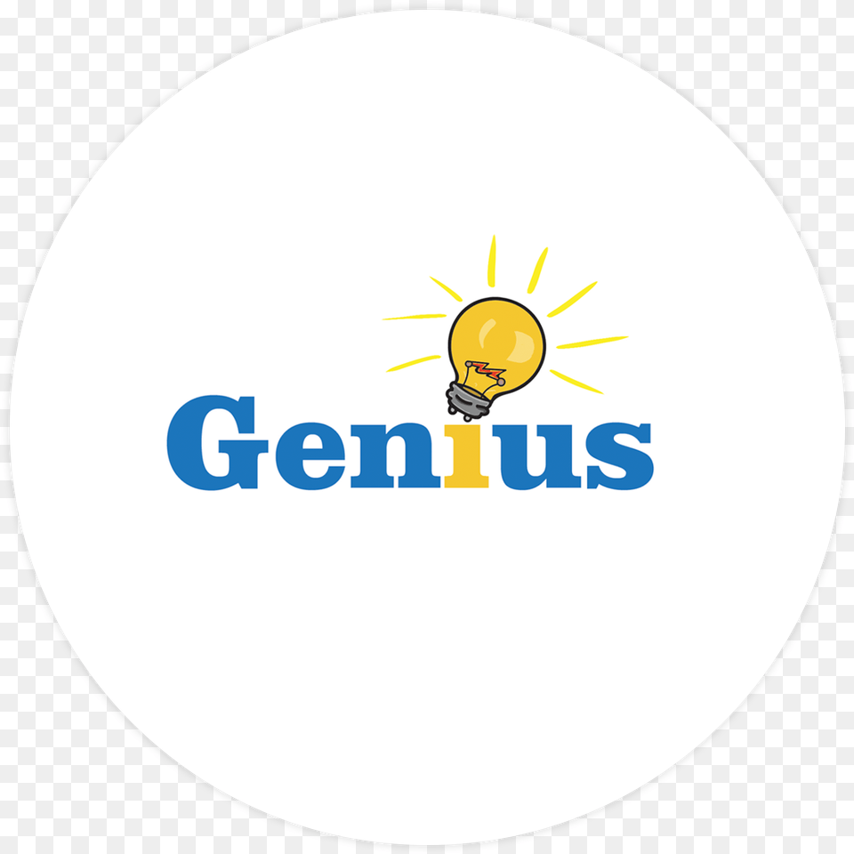 Genius Franczyza Edukacyjna Circle, Light, Lightbulb, Astronomy, Moon Png Image