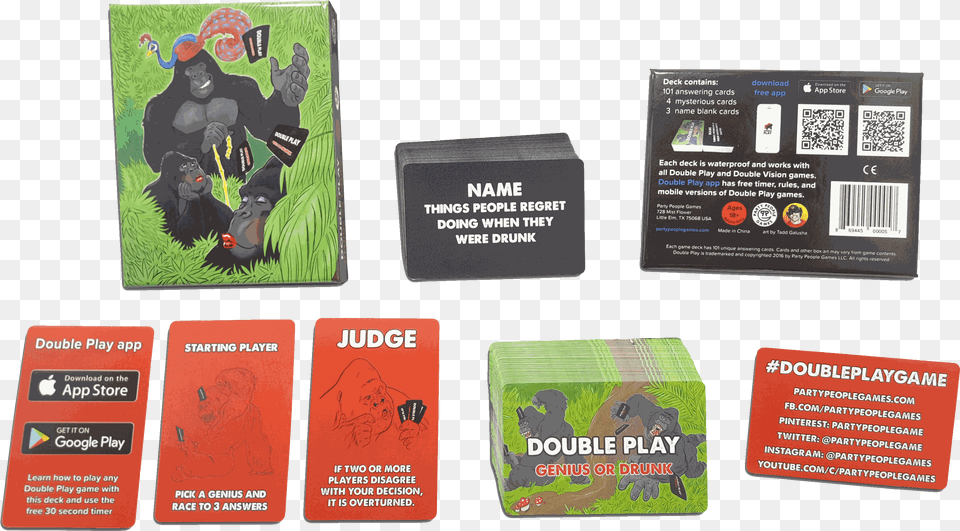 Genius Or Drunk Party People Games Double Play Gangsters Amp Rats, Paper, Text, Person, Qr Code Png Image