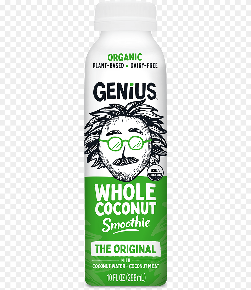 Genius Whole Coconut Smoothie, Herbal, Herbs, Plant, Face Free Png Download