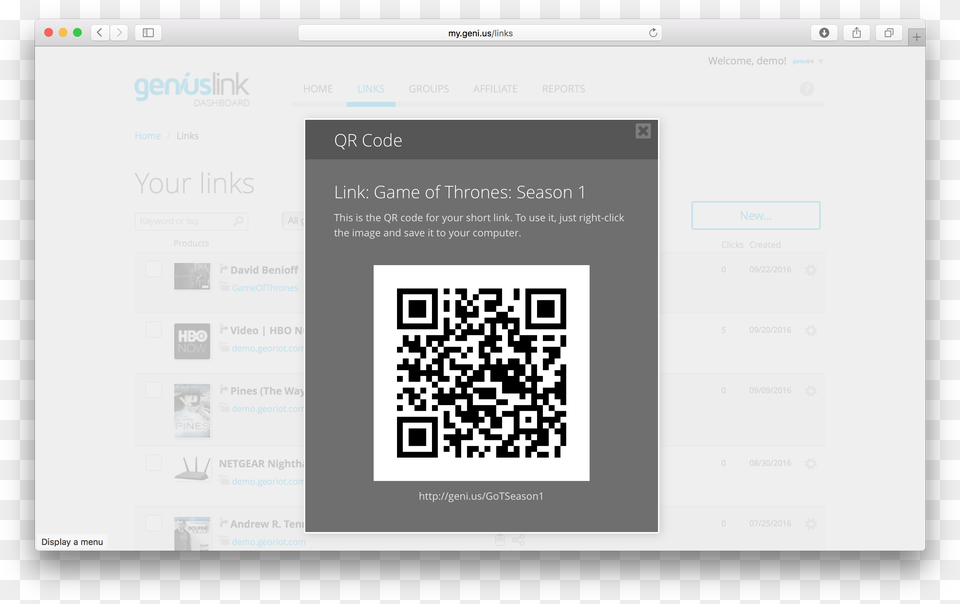 Geniuslink Qr Code Samsung, File, Webpage, Screen, Computer Hardware Png Image