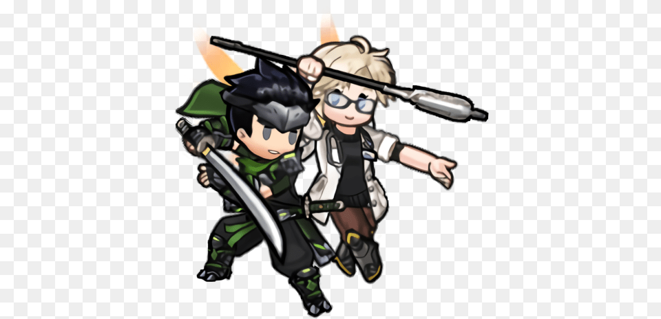 Genji Sparrow And Mercy Dr Ziegler In The Fire Emblem Fictional Character, Book, Comics, Publication, Baby Free Transparent Png