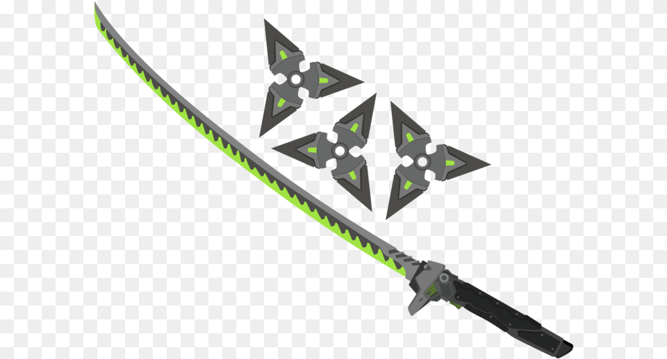 Genji Sword, Weapon, Blade, Dagger, Knife Free Transparent Png