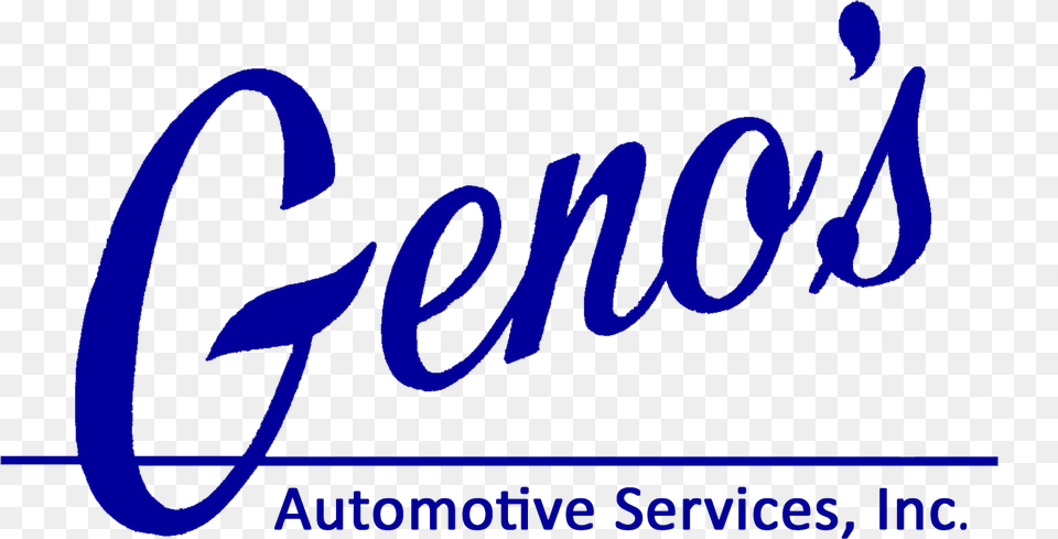 Geno S Automotive Service Logo Calligraphy, Text Free Png