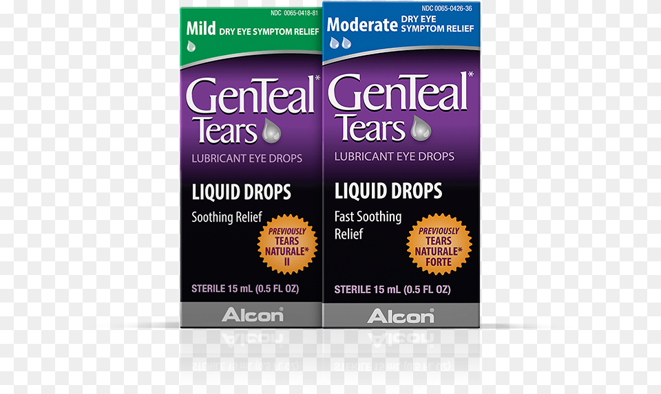 Genteal Tears Liquid Eye Drops Genteal Tears Mild Eye Drop, Advertisement, Poster, Food, Seasoning Png