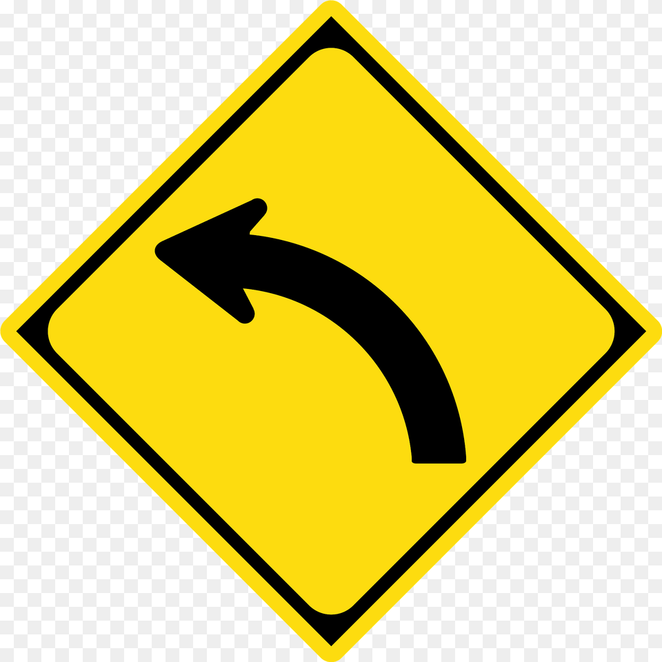 Gentle Curve Ahead Sign In Japan Clipart, Road Sign, Symbol Png Image