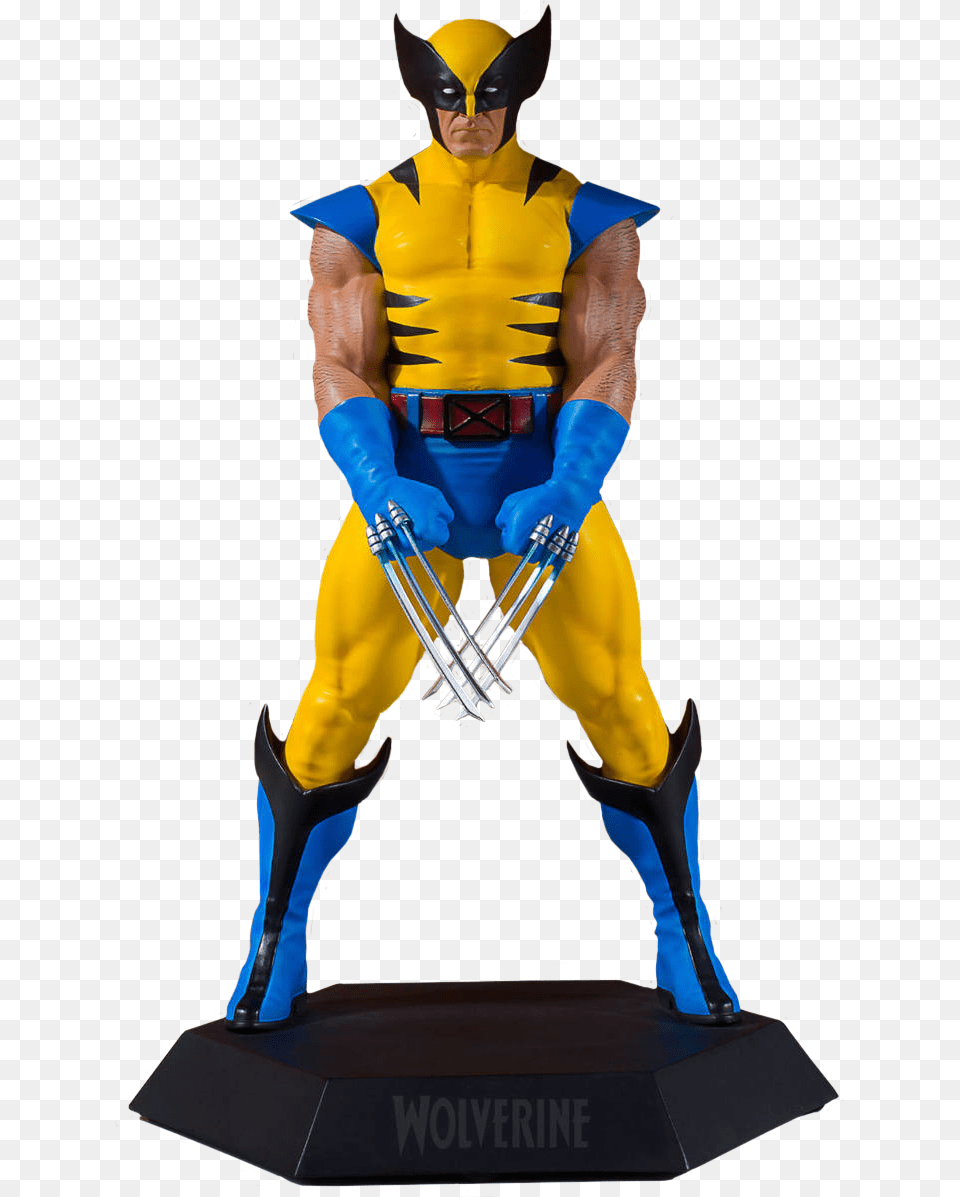 Gentle Giant Wolverine Statue, Adult, Male, Man, Person Png Image
