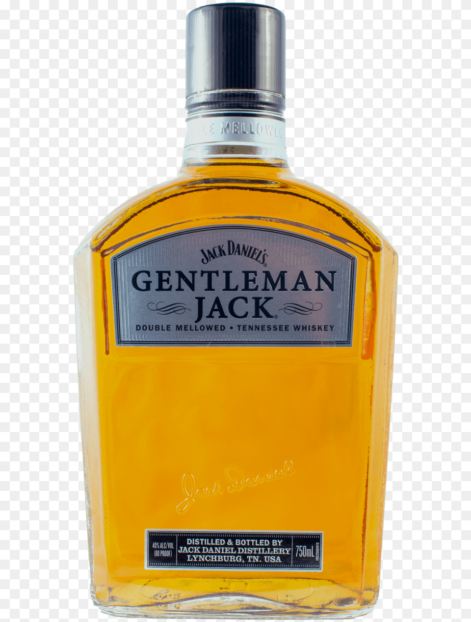 Gentleman Jack Gentleman Jack Rare Tennessee Whiskey 750 Ml Bottle, Alcohol, Beverage, Liquor, Cosmetics Png Image