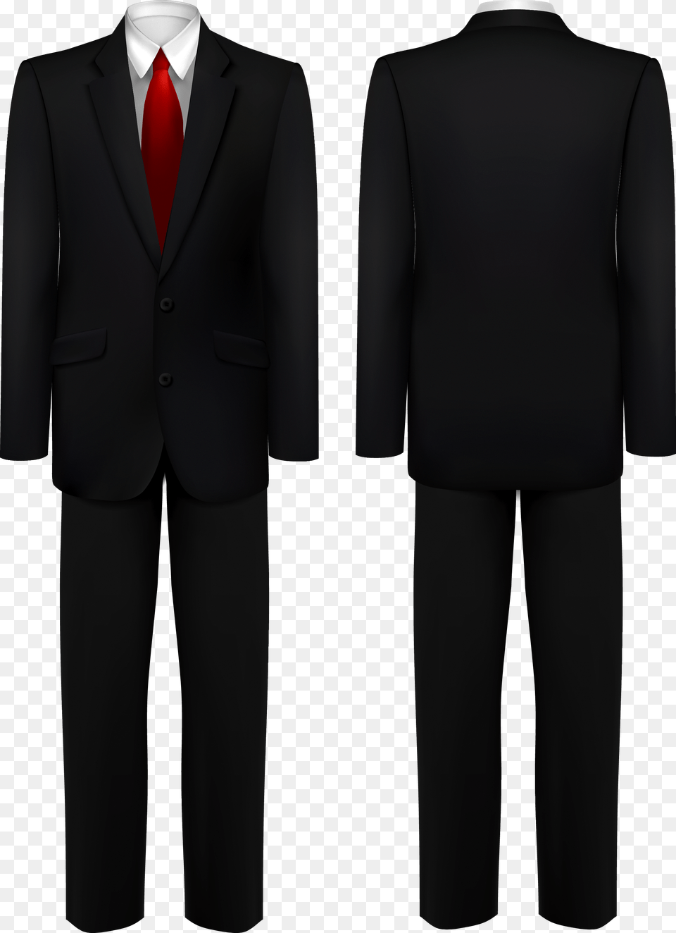 Gentleman Vector Tuxedo Suit Whole Body Formal Attire Template, Clothing, Formal Wear, Coat, Tie Free Transparent Png