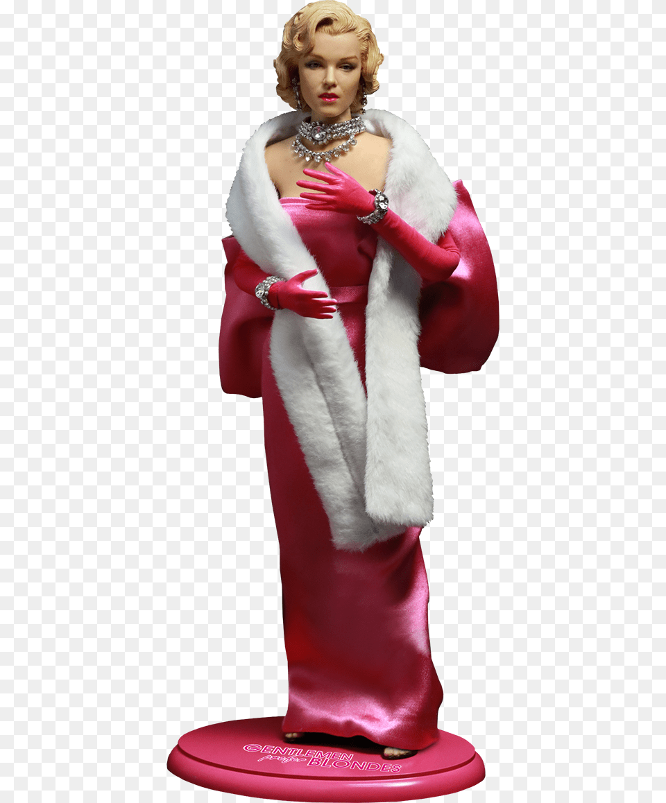 Gentlemen Prefer Blondes Sixth Scale Figure Marilyn Marilyn Monroe Pink Dress 16 Scale Action Figure, Figurine, Person, Lady, Adult Free Transparent Png