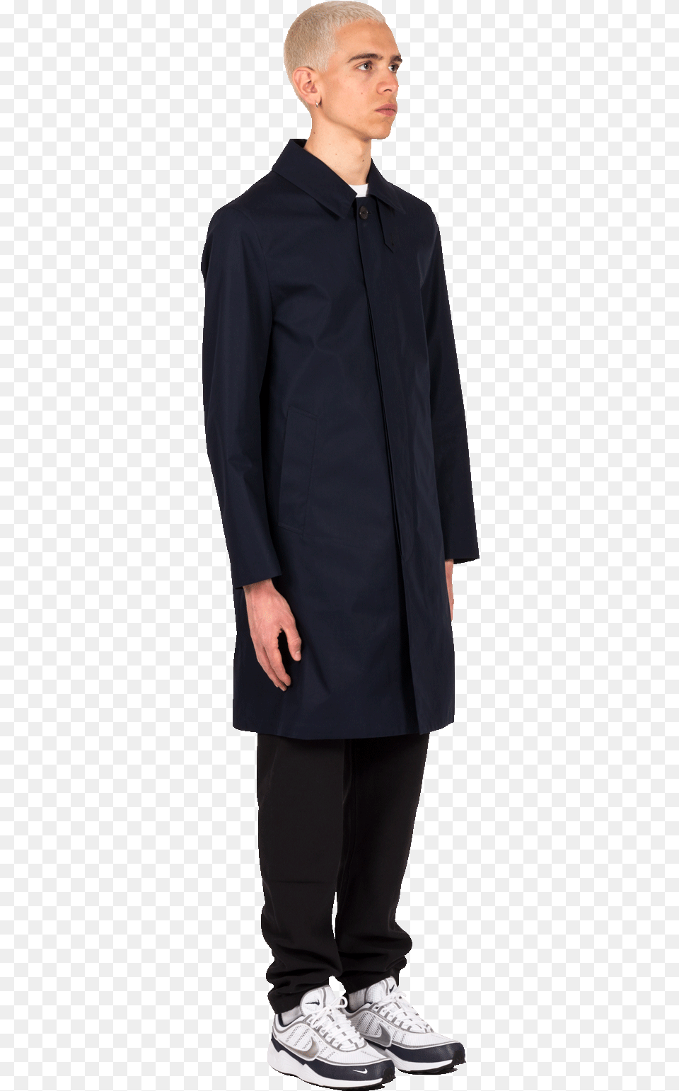 Gents Gm 001bs Mo1913 Navy Long Classic Coat, Sneaker, Clothing, Footwear, Long Sleeve Free Png