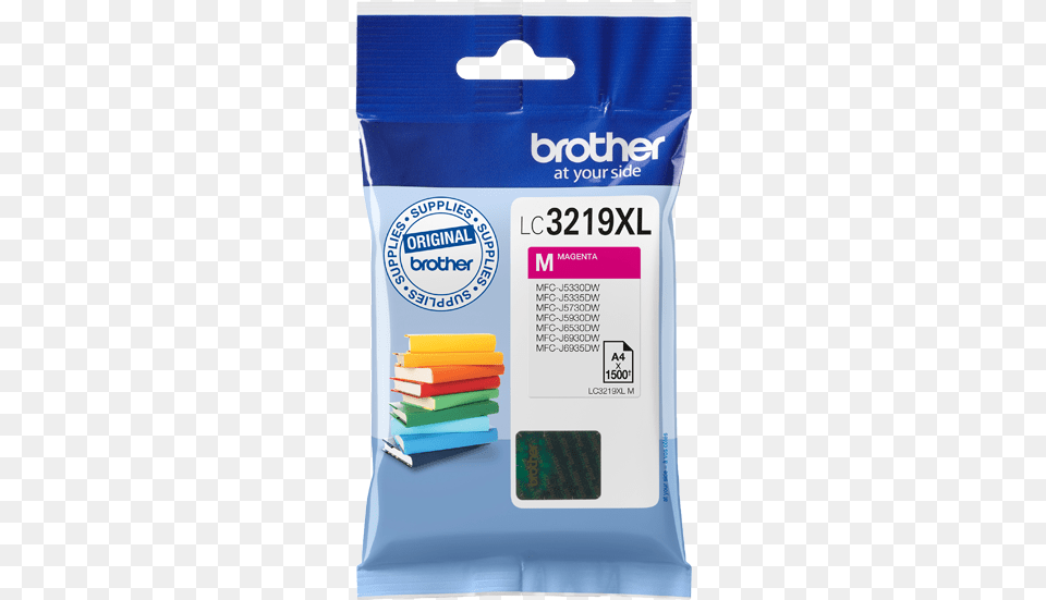 Genuine Brother Lc3219xlm Ink Cartridge In Magenta, Text Png Image