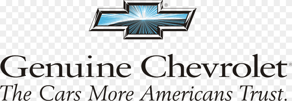Genuine Chevrolet Logo Chevrolet, Symbol, Cross, Text Free Png Download