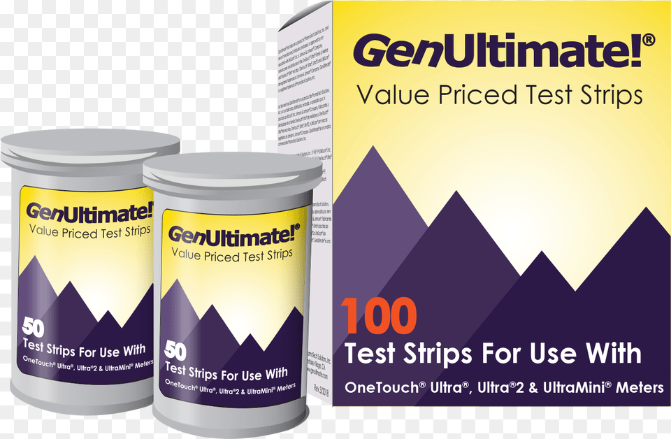 Genultimate Test Strips, Paint Container, Cup, Disposable Cup Free Png Download