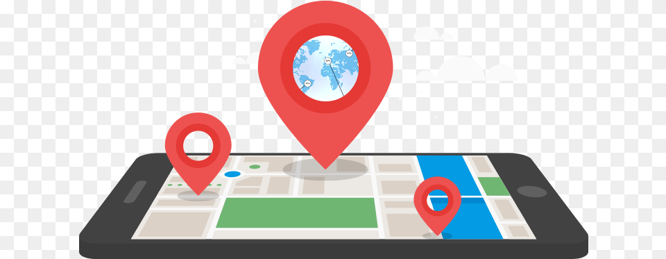 Geo Fencing Location With Phone Vector, Electronics Free Transparent Png