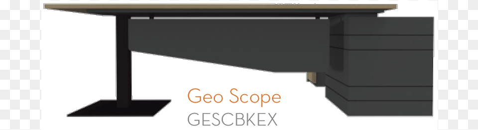 Geo Scope Executive Desk Coffee Table, Furniture, Dining Table, Computer, Electronics Free Png Download