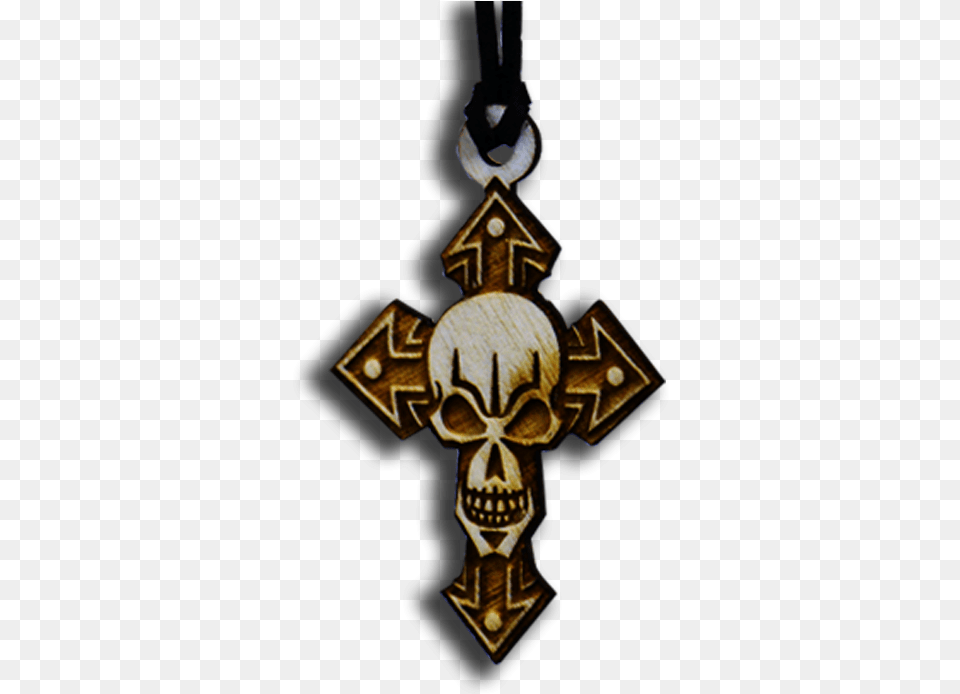 Geocoin Xwg Trackable Wooden Necklace Cross Gc Land Cross, Accessories, Symbol, Pendant, Emblem Png Image