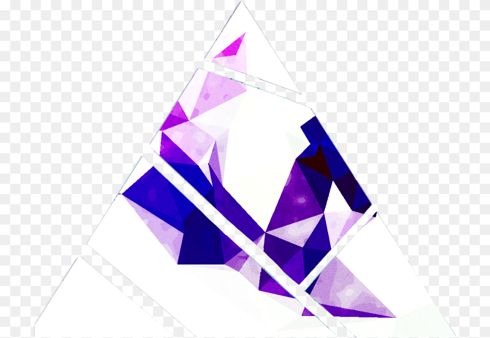 Geode Purple White Galaxy Aesthetic Hipster Mountain Triangle, Accessories, Gemstone, Jewelry, Art Free Png Download