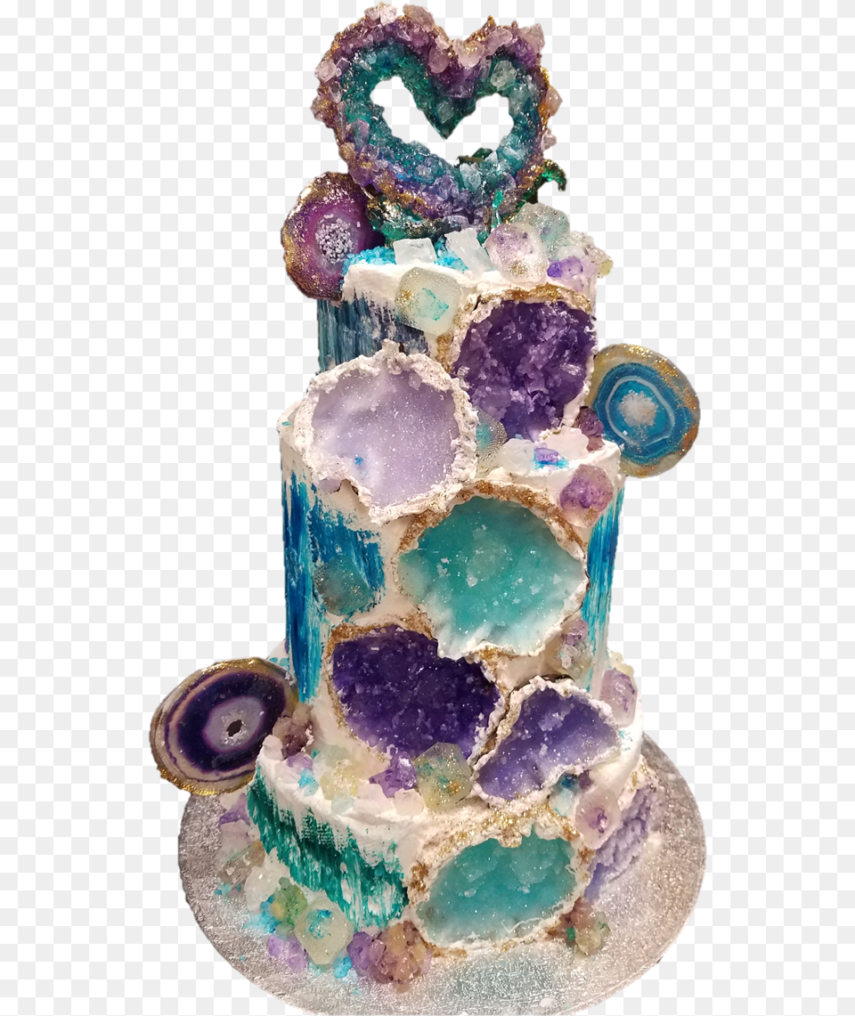 Geode Wedding Cake Cakecentralcom Lovely, Food, Birthday Cake, Cream, Dessert Free Png Download