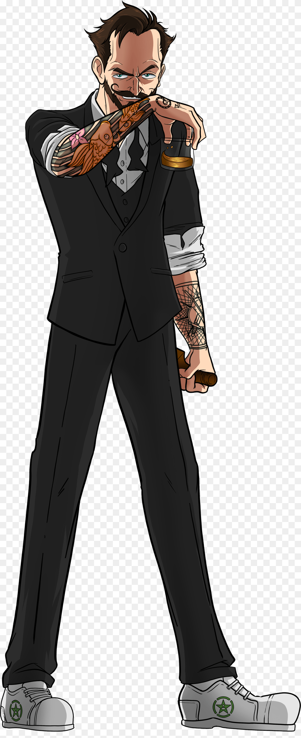 Geoff Ramsey Gta Character, Suit, Clothing, Formal Wear, Person Free Png