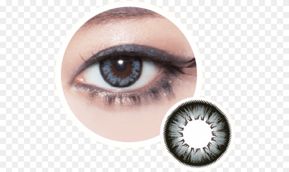 Geolica Holicat Sexy Cat Gray 2box Geolica Sin Chew Holi Cat Contact Lens Review, Contact Lens, Person, Cosmetics Png