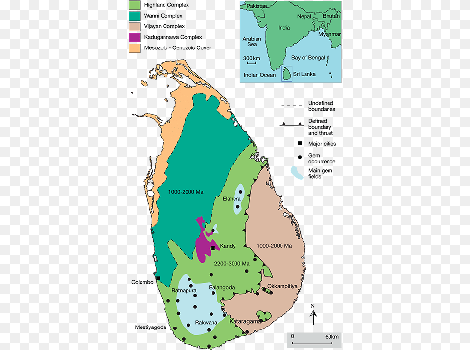 Geological Map Of Sri Lanka Geologic Map Sri Lanka, Nature, Chart, Plot, Land Png Image