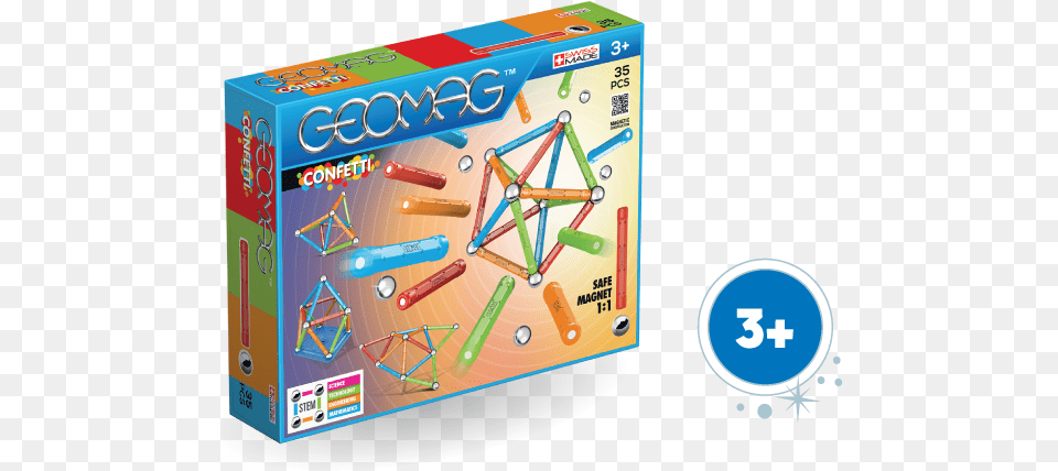 Geomag Confetti, Qr Code Free Png