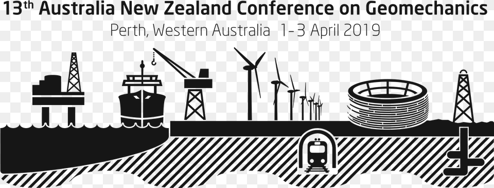 Geomechanics Conference Australia New Zealand 13th Soil Mechanics Theme, Machine, Wheel, Architecture, Building Png Image