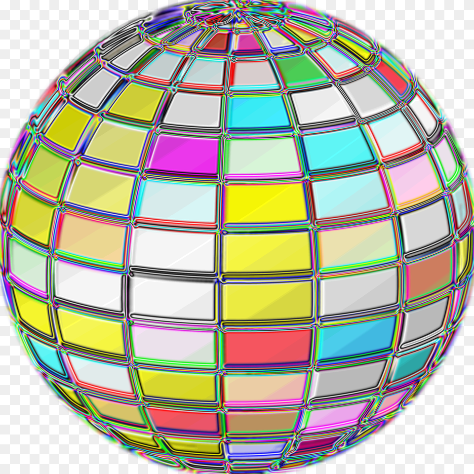 Geometric Beach Ball Psychedelic Icons, Sphere, Astronomy, Outer Space, Planet Free Transparent Png