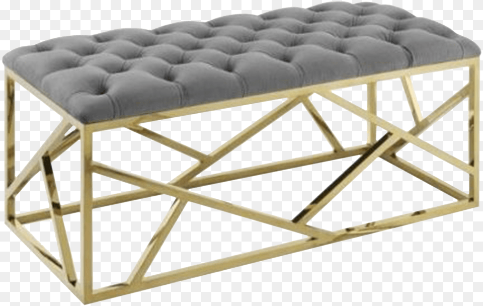Geometric Bench, Furniture, Ottoman Free Transparent Png