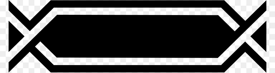 Geometric Border Pattern Large Size, Gray Free Transparent Png