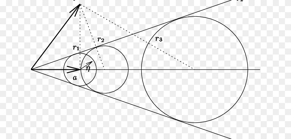 Geometric Construction Of The Solution For A Simple Circle, Triangle, Diagram, Animal, Fish Free Transparent Png