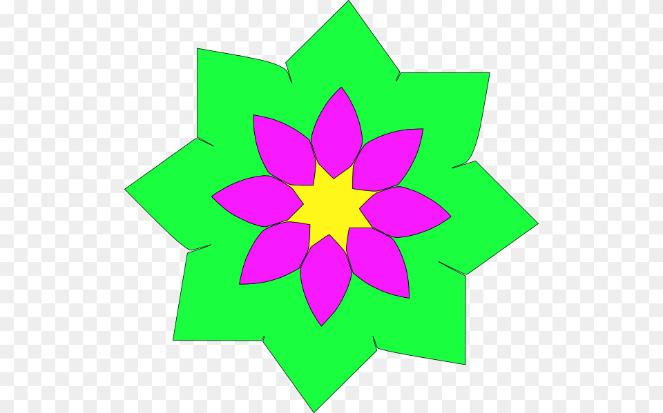 Geometric Flower Shape Clip Art Vector, Dahlia, Plant, Symbol, Animal Png Image