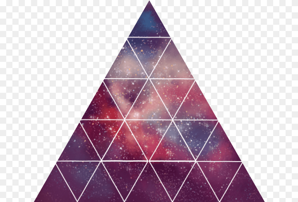 Geometric Geometricstickers Triangles Shapes Galaxy Spa Galaxy Triangle, Nature, Night, Outdoors, Lighting Free Png