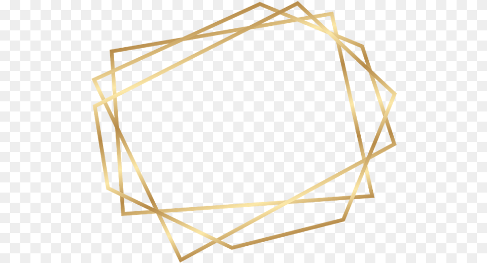 Geometric Gold Frames Transparent Gold Lines Frame, Accessories, Diamond, Gemstone, Jewelry Free Png