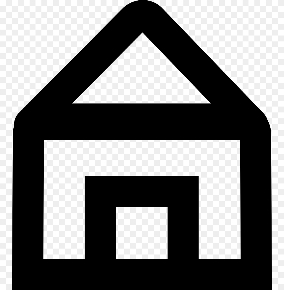 Geometric House Sign, Triangle, Symbol Png Image