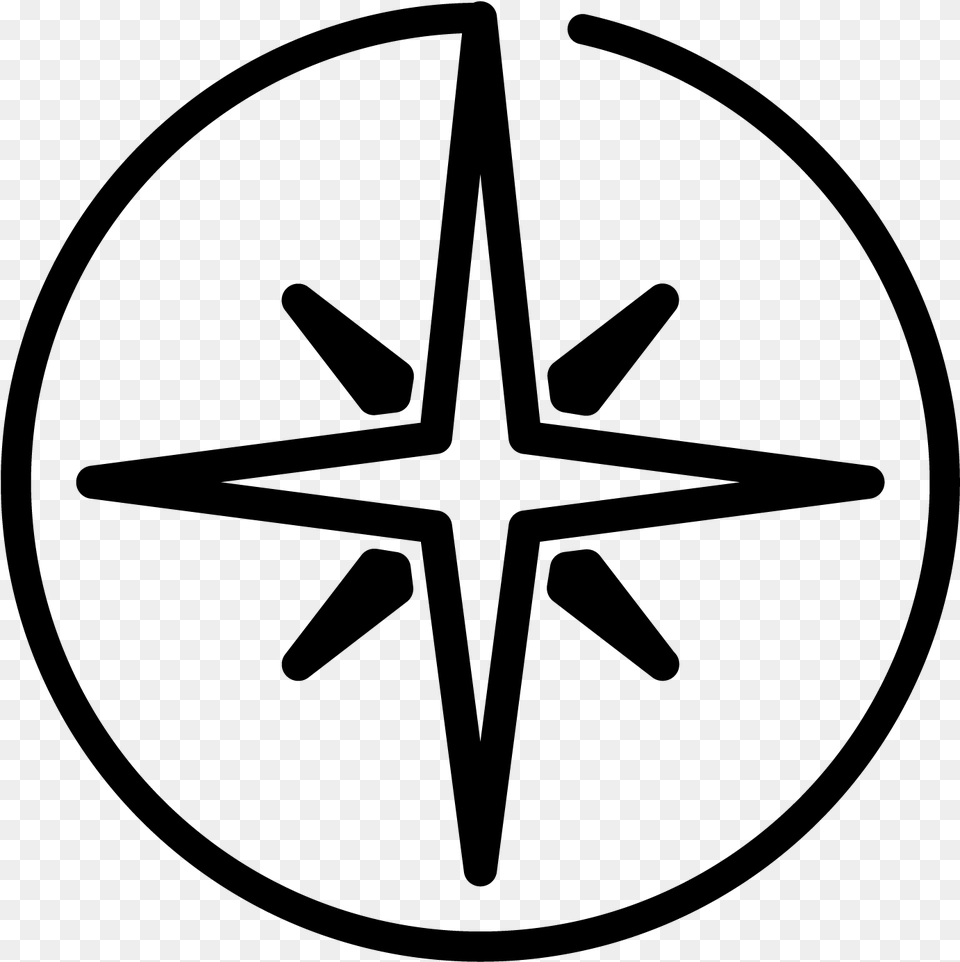 Geometric Motif Icons Circle, Gray Free Png