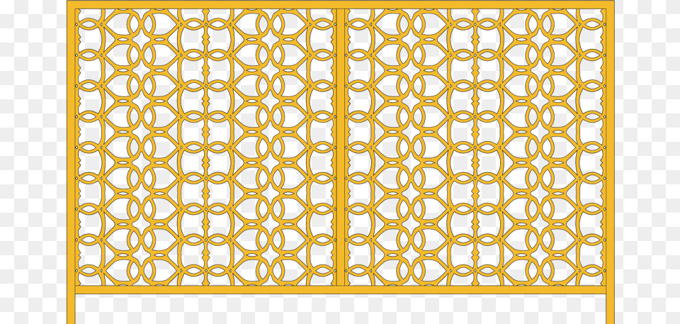 Geometric Patterns And Provides A Very Visible Decorative Islamic Fence, Pattern, Home Decor Png Image