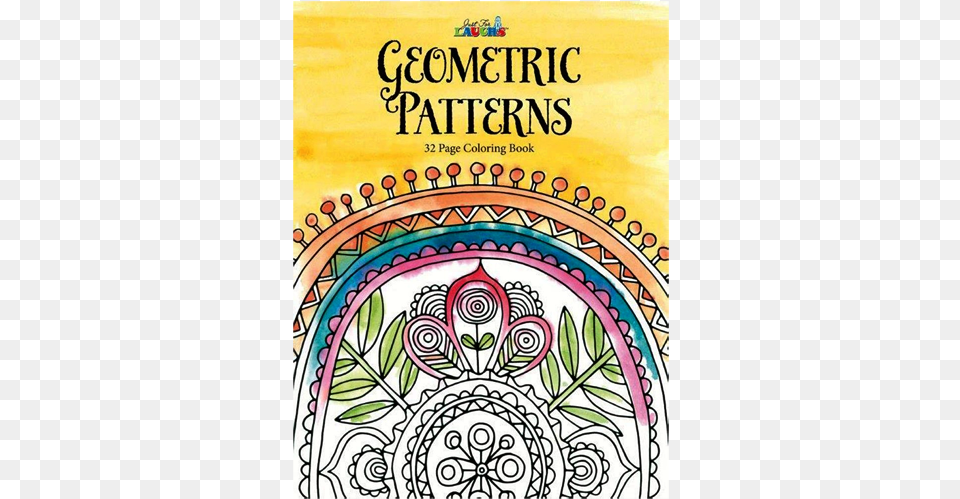 Geometric Patterns Coloring Book Darice Coloring Book Geometric Patterns, Publication, Advertisement, Pattern, Poster Free Png Download