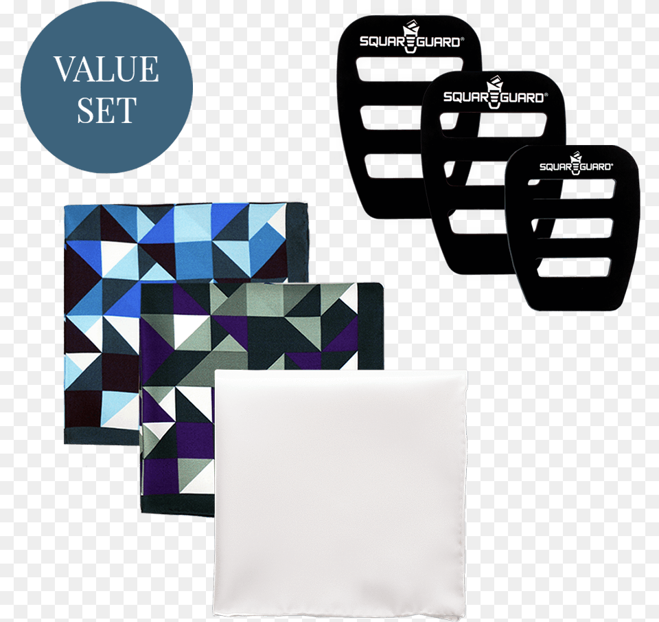 Geometric Pocket Square Set Handkerchief, Home Decor Free Png Download