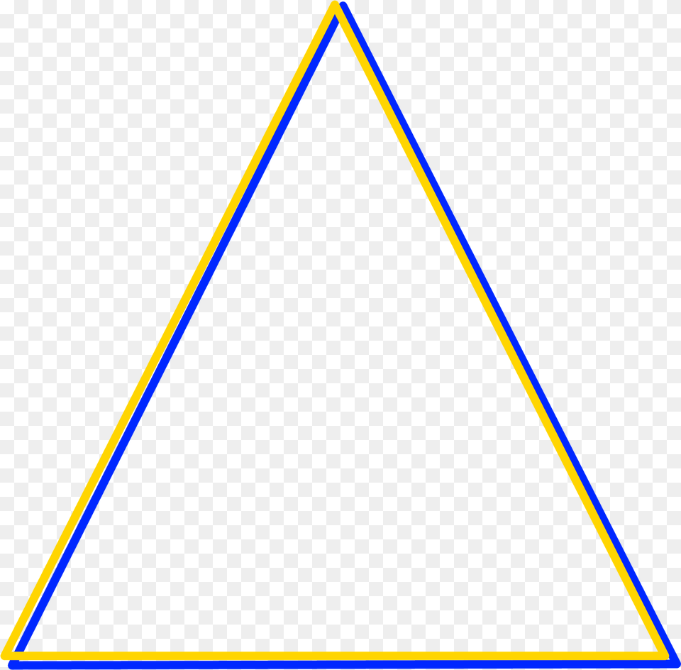 Geometric Triangle Neon Border Frame Freetoedit Triangle Free Png