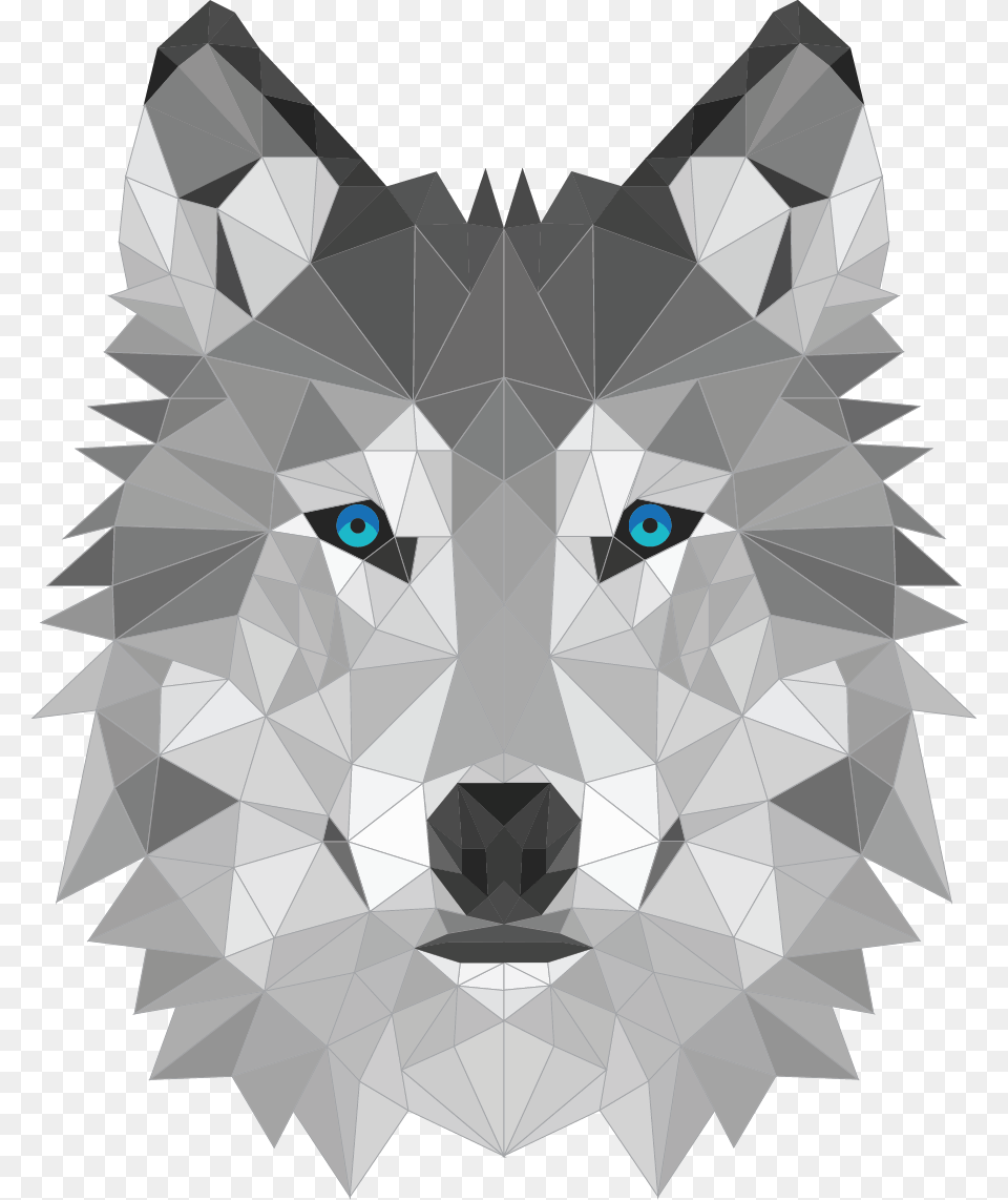 Geometric Wolf Galaxy, Animal, Mammal, Canine, Dog Free Png Download