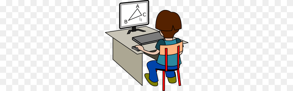 Geometry Clipart Child, Furniture, Table, Desk, Computer Free Png