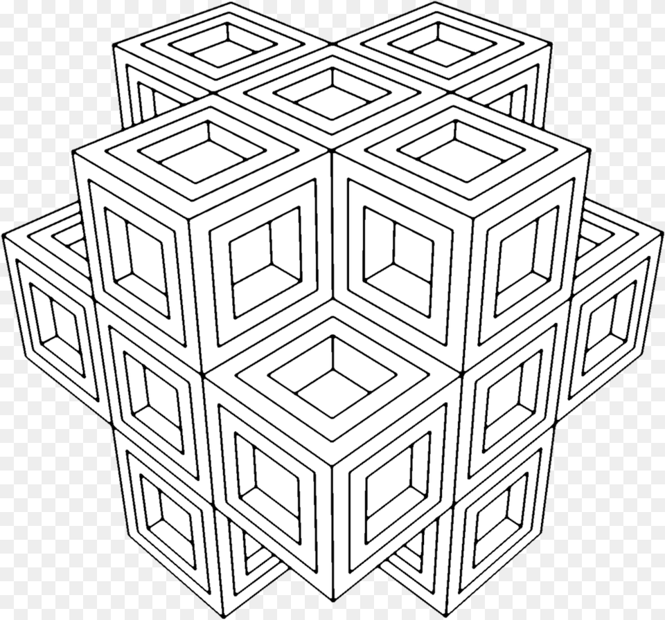 Geometry Coloring Pages Coloring For Grown Ups Geometric Coloring Pages, Pattern, Art Png Image