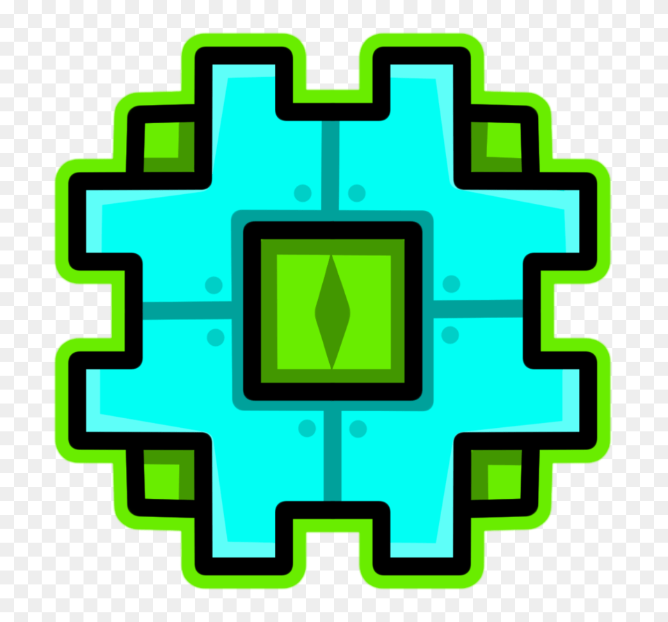 Geometry Dash Fancube, Pattern, First Aid Free Png