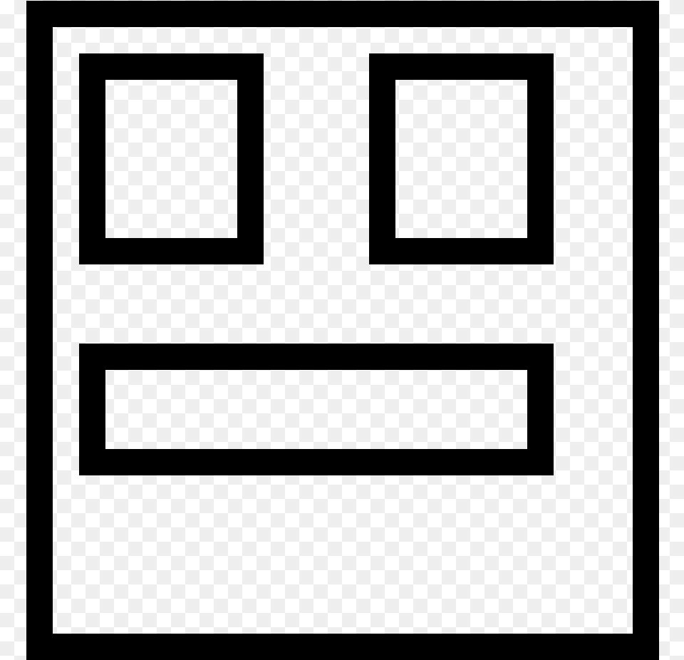 Geometry Dash Logo Transparent Geometry Dash Icons, Gray Png Image