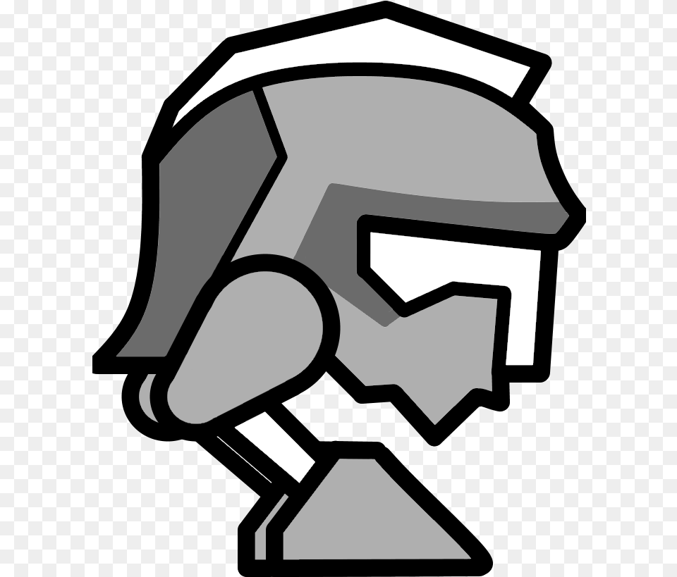 Geometry Dash Skins Robot, Stencil, Helmet Free Png